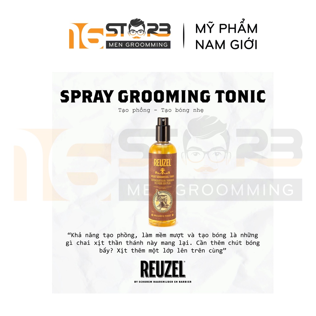 Xịt Tạo Phồng Tóc Reuzel Spray Grooming Tonic , Surf Tonic, Hair Tonic 355/350ml