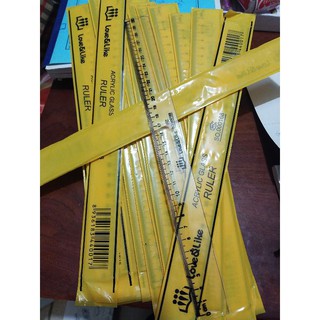 Thước nhựa cứng trong thước 30cm khắc