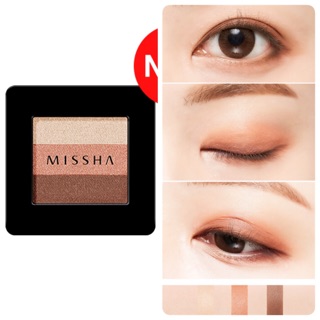Phấn mắt 3 màu Missha
