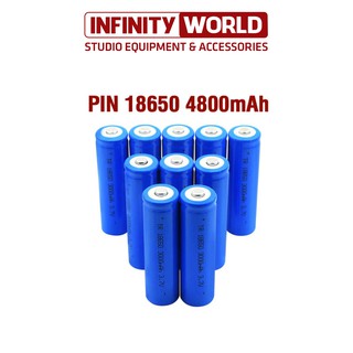 Pin sạc 18650 dung lượng cao 4800mAh (Hay dùng cho đèn pin, quạt sạc mini...)