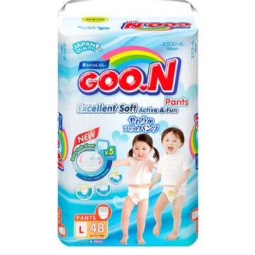 Tã Quần Goon Premium Slim Size L48/L46 (9-14kg) cắt tem