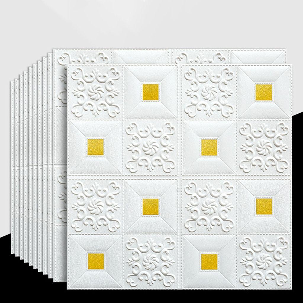 Miếng Dán Tường Bằng Xốp Giả Gạch Chống Thấm Nước Tiện Dụng