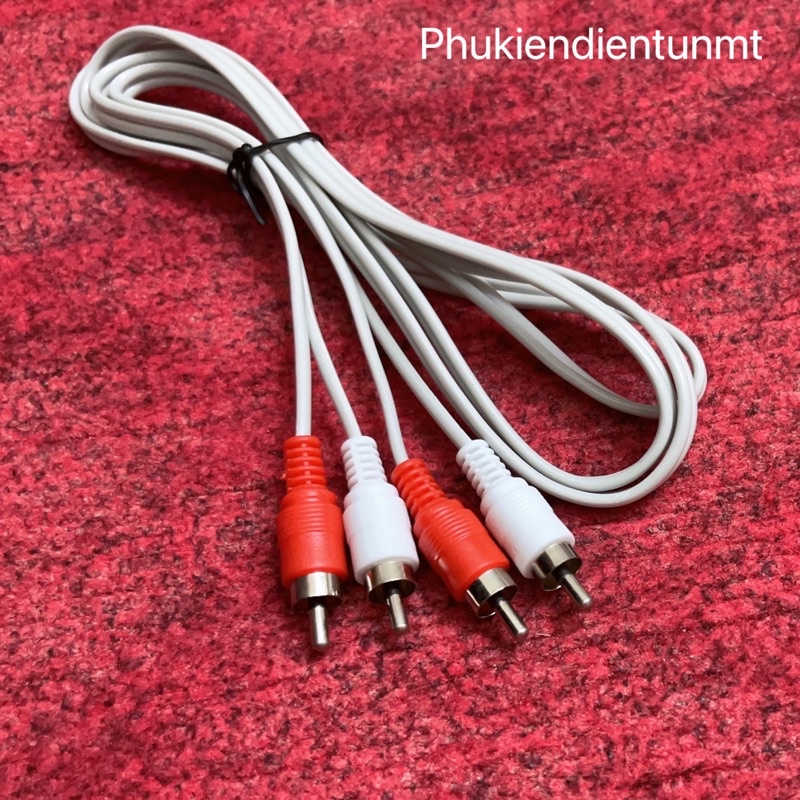 DÂY AV AUDIO 4 ĐẦU MÀU GHI LOẠI TỐT 1.5M