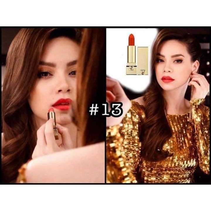 Son YSL 13 đỏ cam - Màu son HOT nhất của Y.ves Saint Laurent