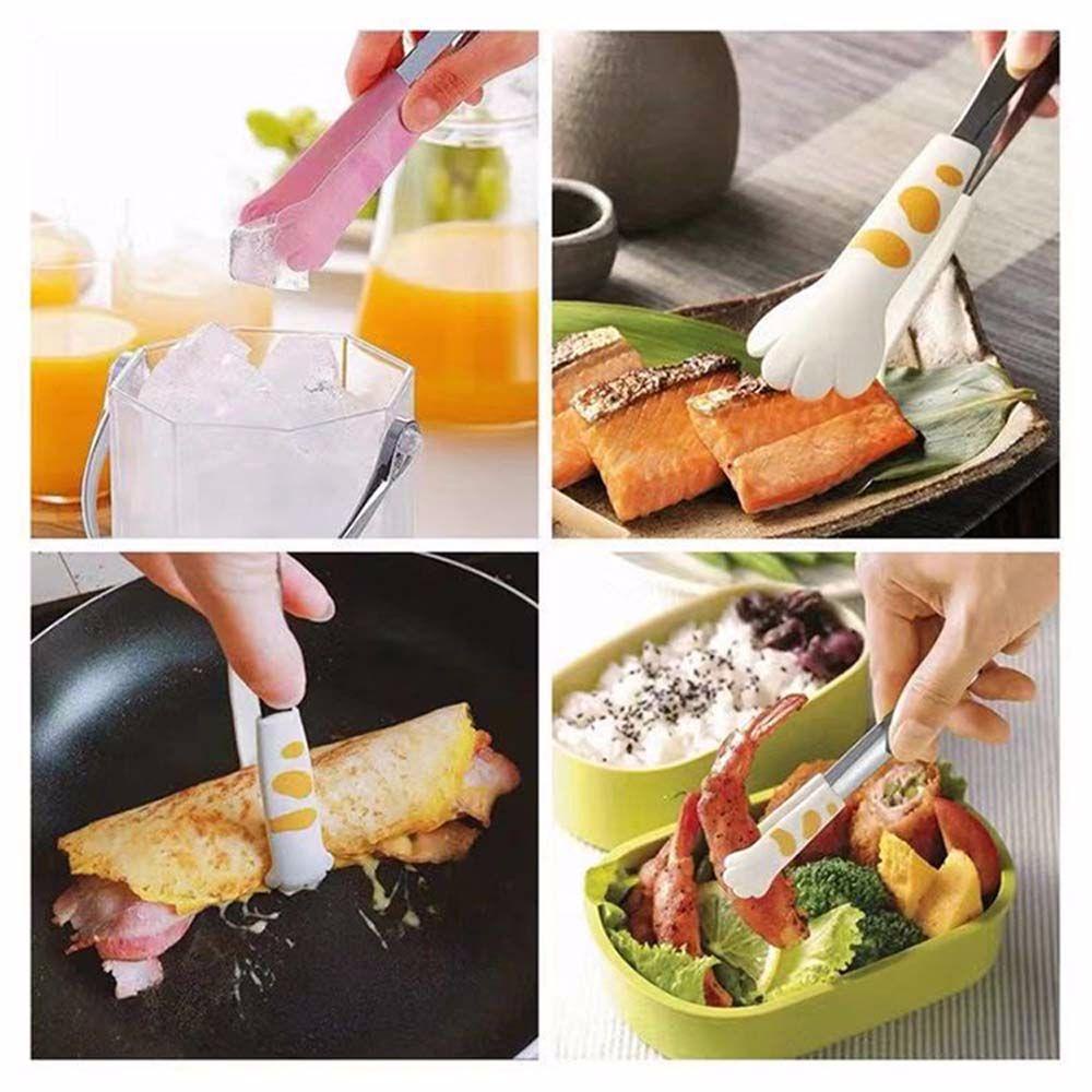 Kẹp Gắp Thức Ăn Hình Dấu Chân Mèo