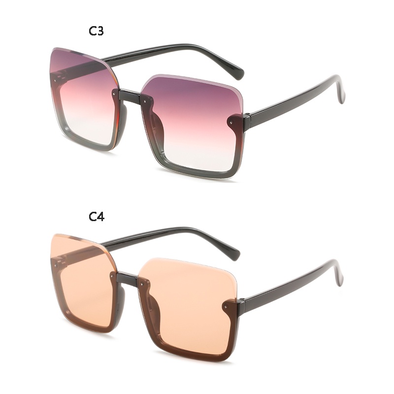 Kính Mát Gọng Vuông Đơn Giản Thời Trang Phong Cách Hàn Quốc Cho Nam Và Nữ