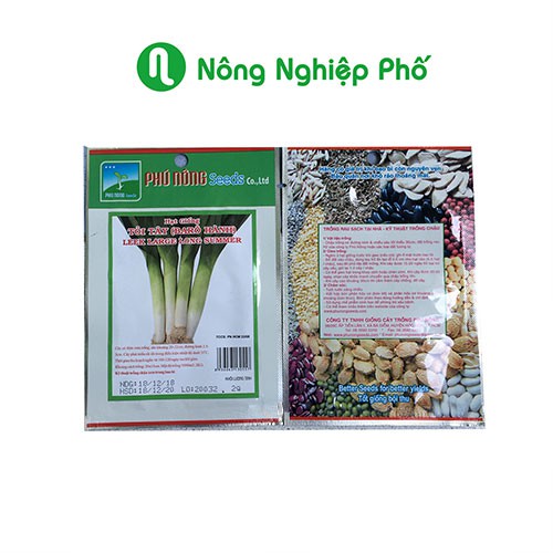 Gói 2 gram - Hạt giống tỏi tây