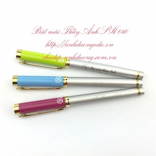 Bút mài thầy Ánh 040 - Calligraphy Gold, bút kén mực Khuyến khích dùng mực pilot của shop