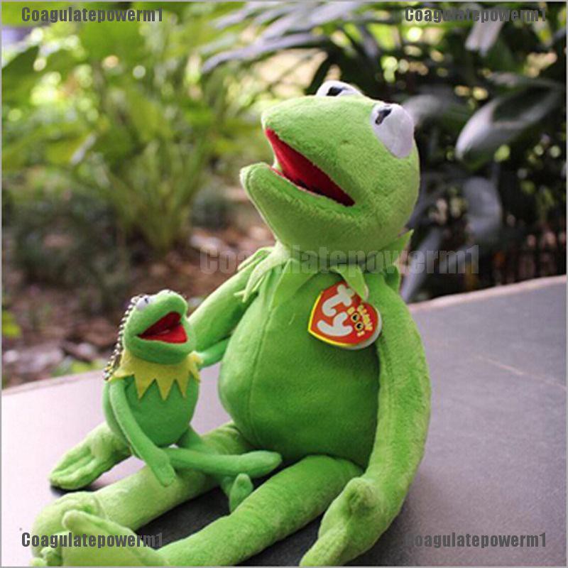 Đồ chơi nhồi bông hình nhân vật chú ếch Kermit trong phim Sesame Street