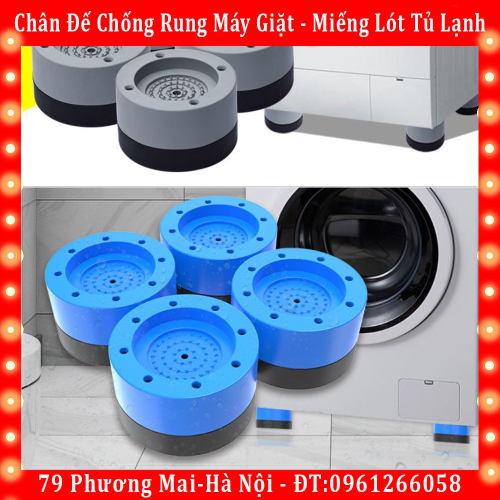 Combo 4 Miếng Đệm Cao Su Lót Chân Máy Giặt Chống Rung, Chống Ồn