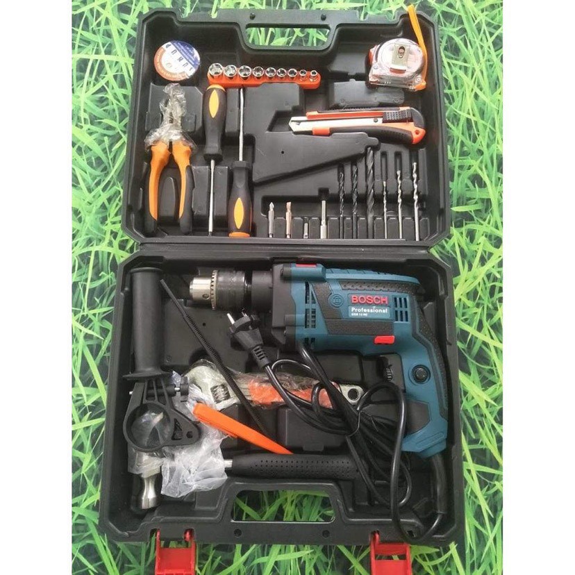 Máy khoan gỗ tường 13ly  full đồ nghề