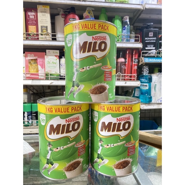 Sữa Bột Milo Úc Hộp Sắt 1kg