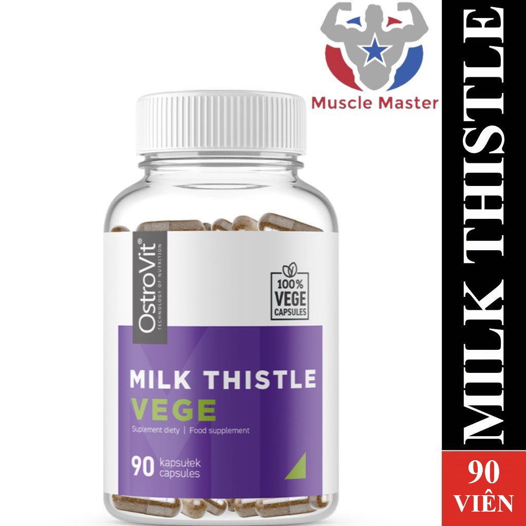 Thực Phẩm Bổ Sung Giải Độc Gan Ostrovit Milk Thistle 90 Viên