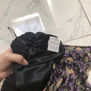 [2HAND] Quần váy hoa nhí lưng chun