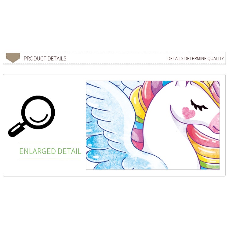 Decal dán tường tranh dán tường cầu vồng hoạt hình cho bé trang trí nhà cửa