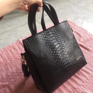 0,6kg | túi công sở nữ da thật dập vân cá sấu | bts shop | nhung shop | live