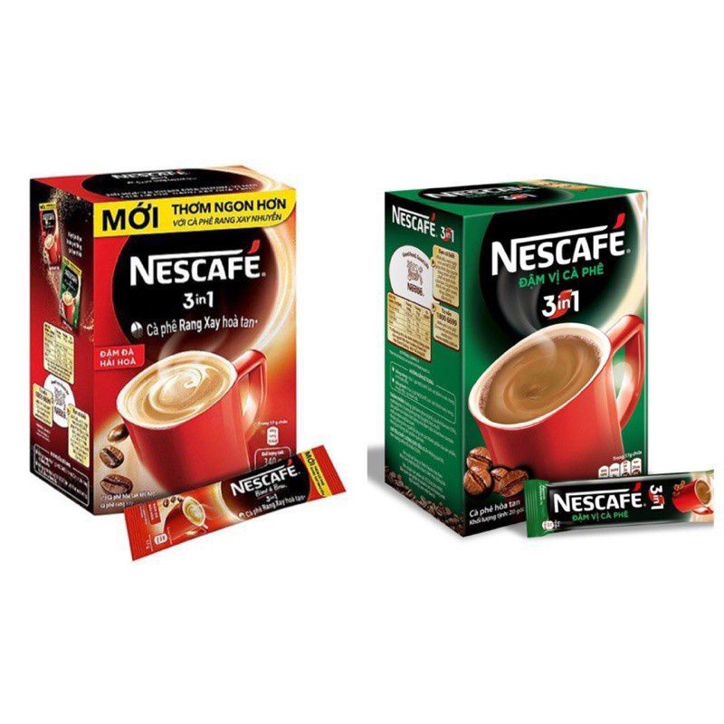 Cà phê rang xay hoà tan 3 in 1 Nescafe 340g