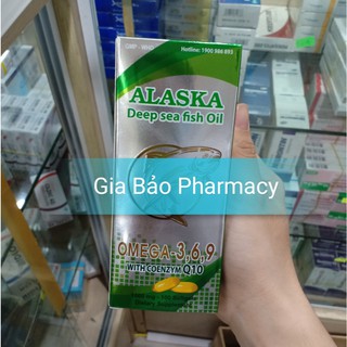 Viên dầu cá OMEGA 369 ALASKA với Coenzym q10 giúp phát triển thị lực