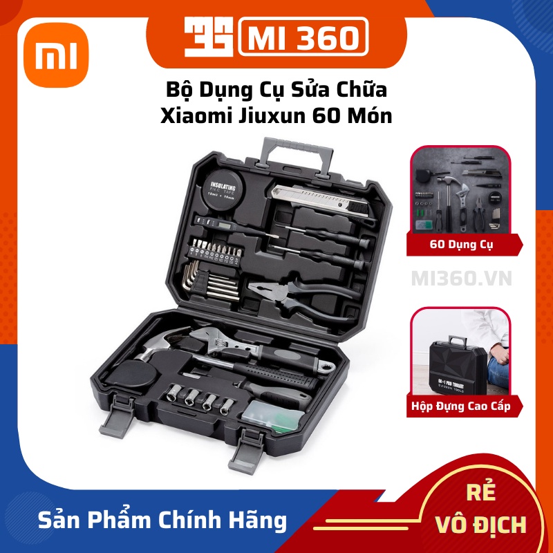 Bộ Dụng Cụ Sửa Chữa Xiaomi Jiuxun 60 Món✅ Hộp Dụng Cụ Sửa Chữa Đa Năng Xiaomi✅ Hàng Chính Hãng