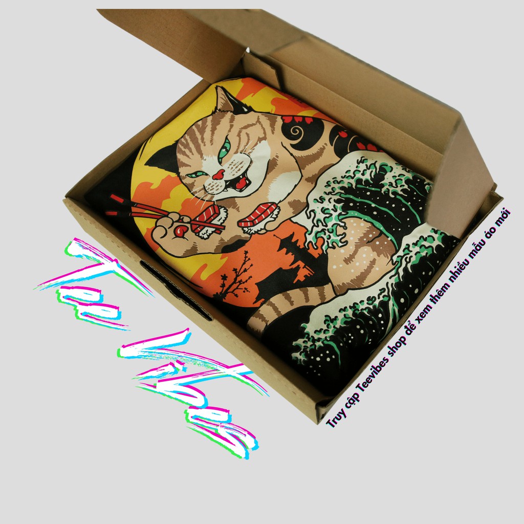 Áo thun tay lỡ TEEVIBES dáng Unisex phong cách nhật bản TV002 | BigBuy360 - bigbuy360.vn