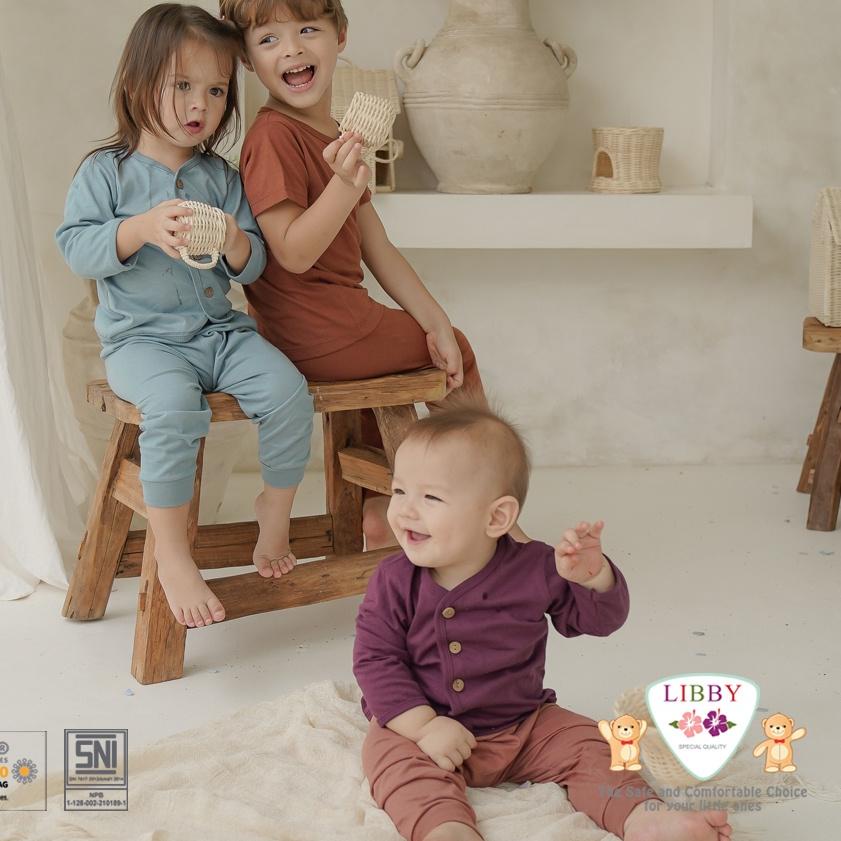 ↑❂❉ Libby FAVE SET Áo Ngắn Tay Và Quần Dài (1 Lít / Gói) Thật