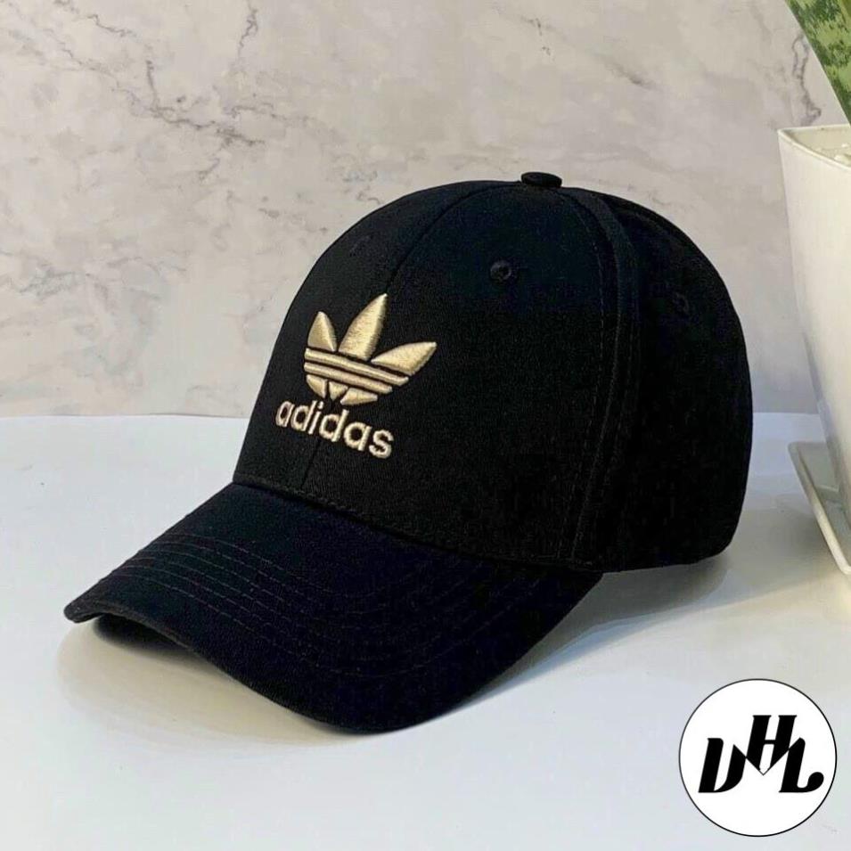 (Hàng VNXK) Nón kết, mũ lưỡi trai Adidas BA LÁ vải KAKI nhập khẩu thời trang (ẢNH THẬT)_ADD02
