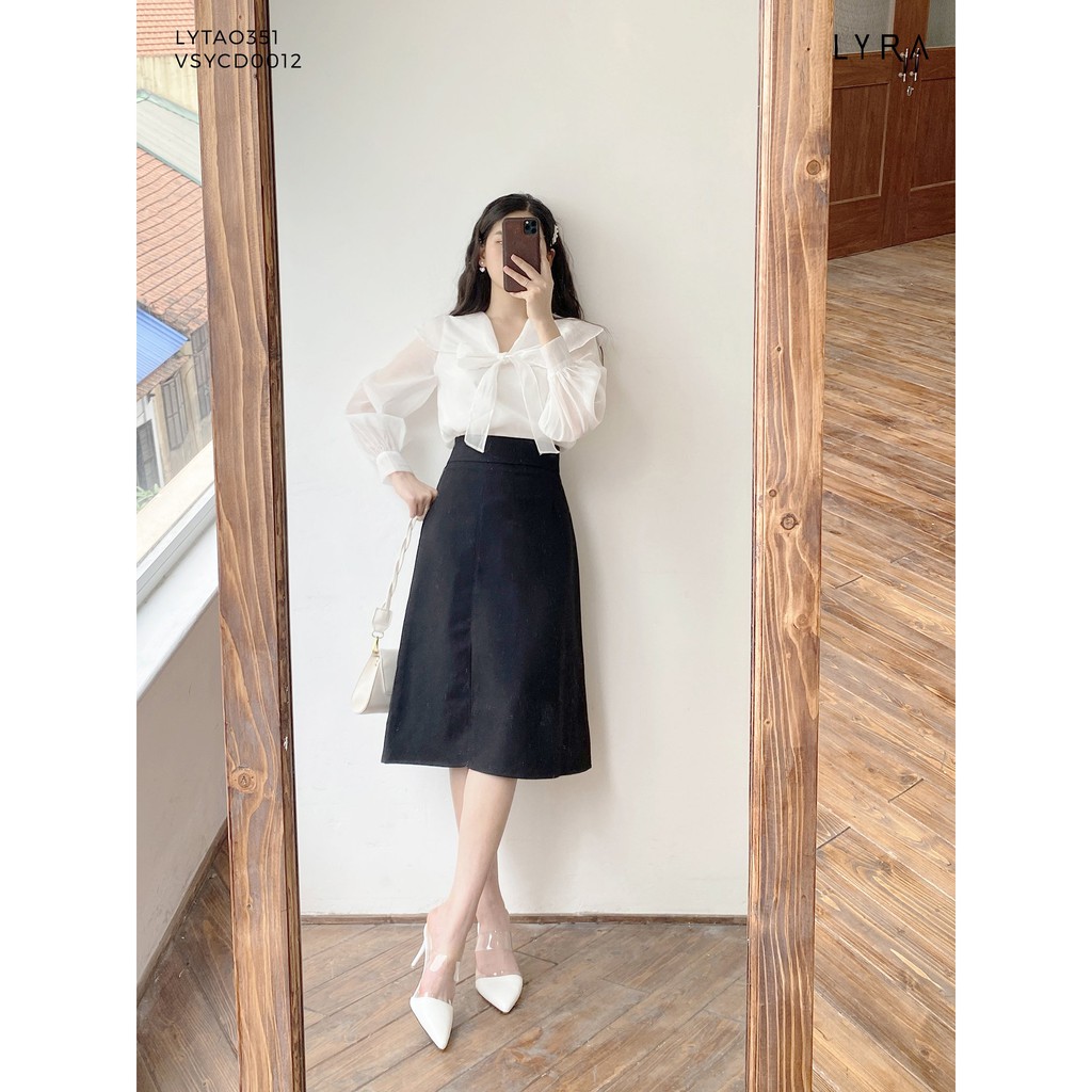 [Mã WABRLOW5 giảm 15% đơn 300K] Chân váy kaki dài LYRA cạp cao nhã nhặn nữ tính - VSYCD0012 | BigBuy360 - bigbuy360.vn