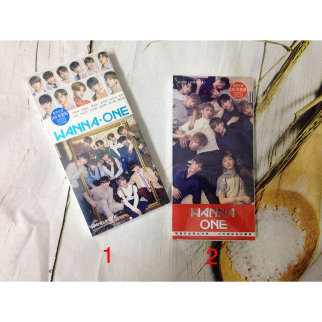 Postcard WANNA ONE , postcard Kpop ( gồm 30 postcad, 30 lomo card và 120 hình dán)