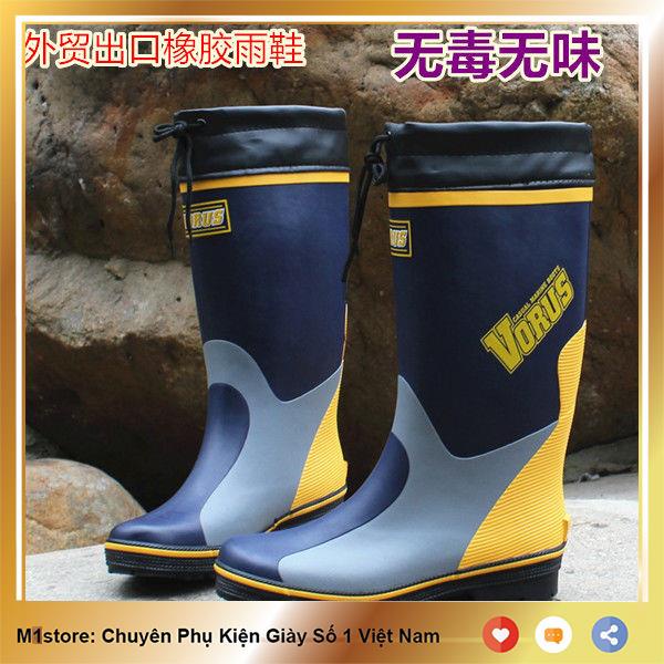 Ủng Cao Su Đi Mưa Chống Trượt Chống Mài Mòn Thời Trang Xuân Hè Cho Nam