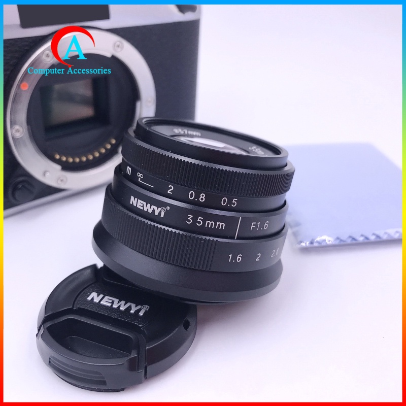 Ống Kính 35mm F / 1.6 Cho Máy Ảnh Fujifilm X Mount X-A1 X-E3 X-A10 X-T1 X-T10