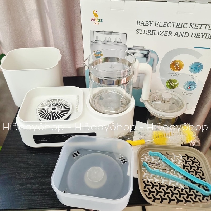 MÁY TIỆT TRÙNG SẤY KHÔ VÀ ĐUN NƯỚC ĐA NĂNG MOAZ BÉBÉ MB-031