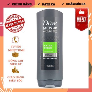Sữa tắm Dove Men care body and face wash 532ml
