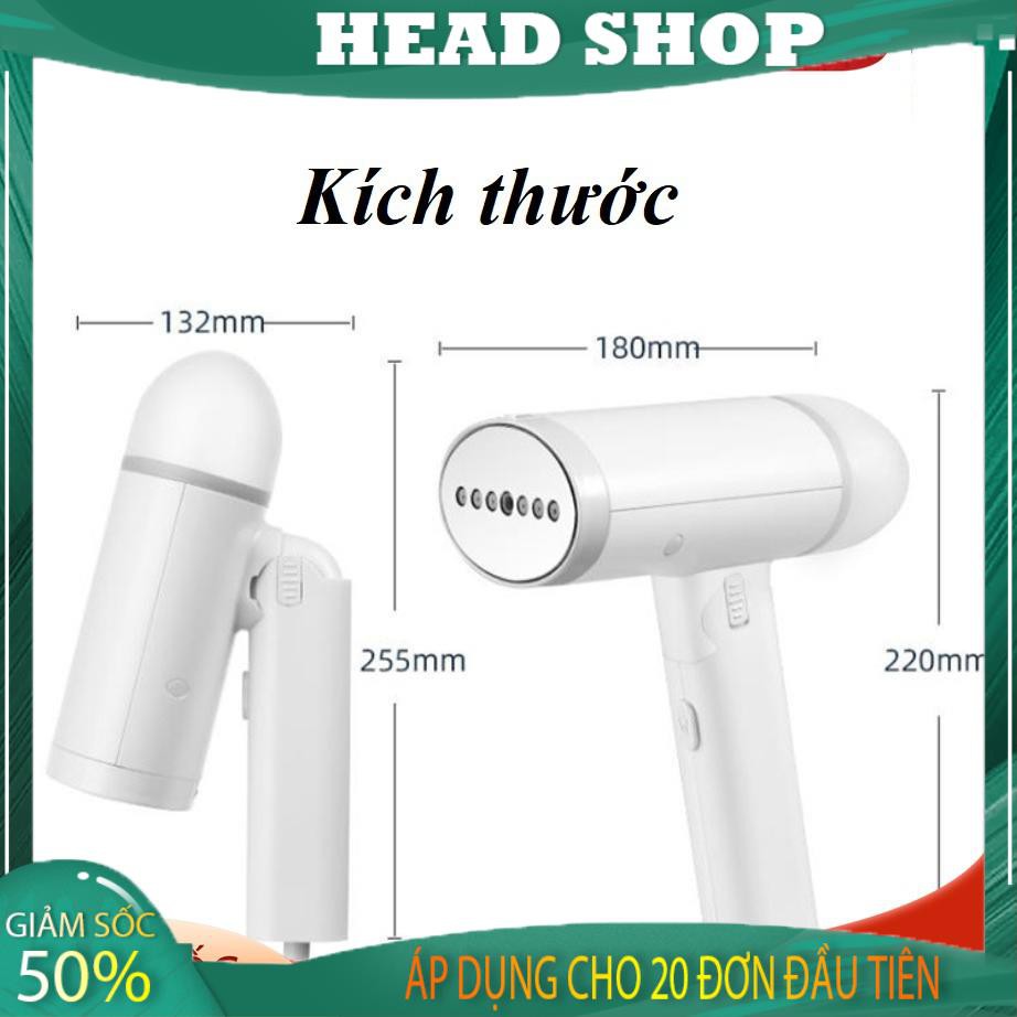 Bàn là máy ủi hơi nước mini cầm tay gấp gọn FK618 bảo vệ quần áo HEADSHOP