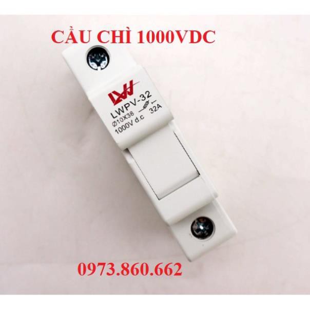 Cầu chì DC 15A 1000V Cầu chì năng lượng mặt trời -TBĐ