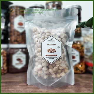 500gr nhân macca vỡ đôi đã tách vỏ đăk lăk , nhân macca đã sấy chín thơm ngon không hôi dầu - happy food