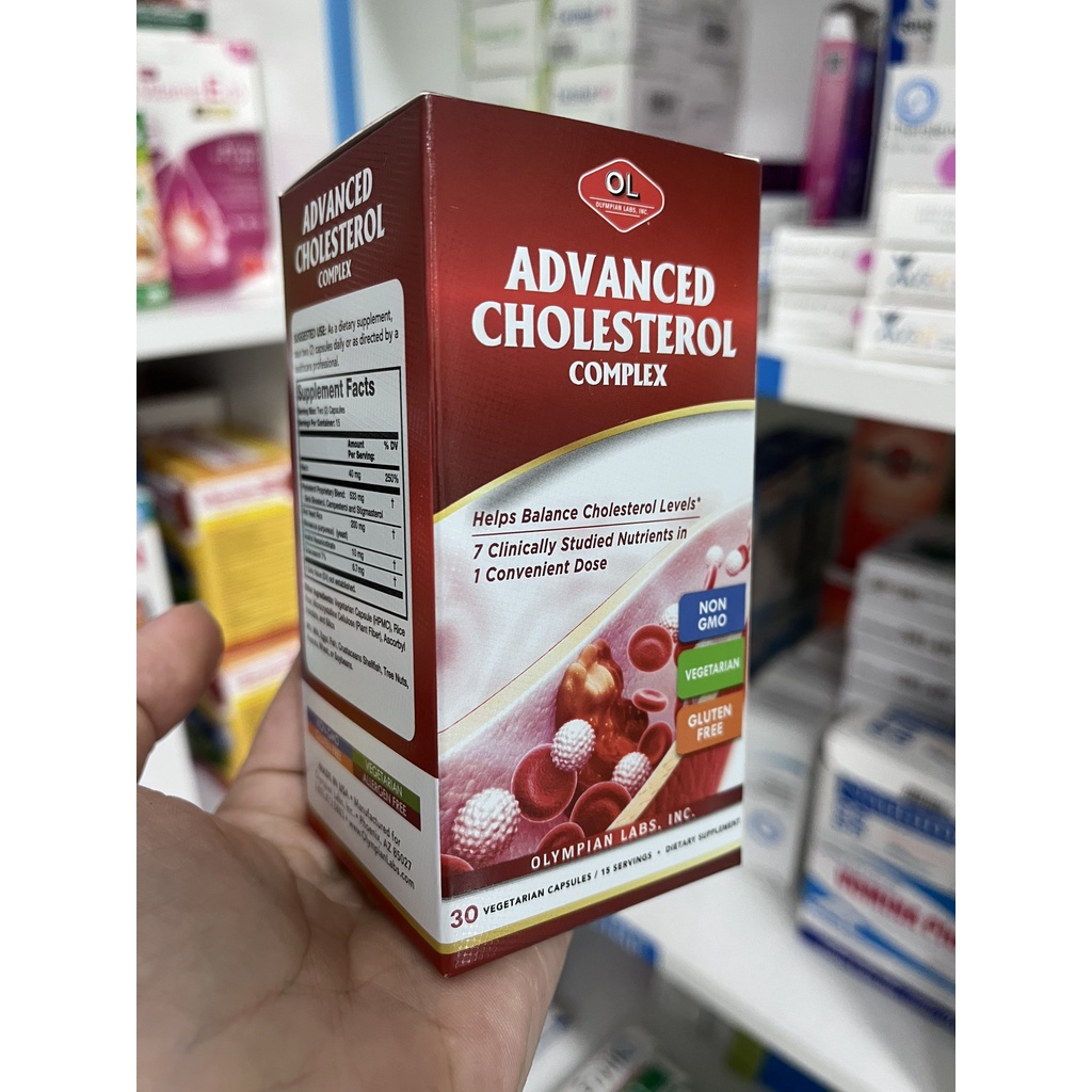 Advanced Cholesterol Complex- hàng nhập khẩu Mỹ  – Hỗ trợ giảm mỡ máu