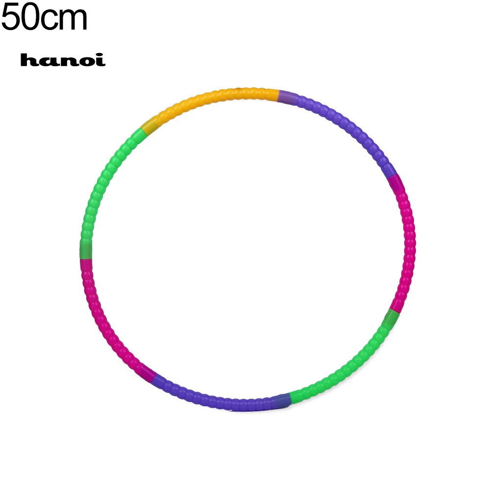 Vòng lắc eo kết nối bằng nhựa nhiều màu sắc 50cm/ 60cm dành cho trẻ em