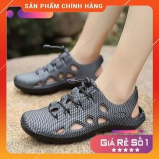 unisex  Dép cross literide màu đen nam nữ thời trang , dép sục nam nữ hottrend -V1