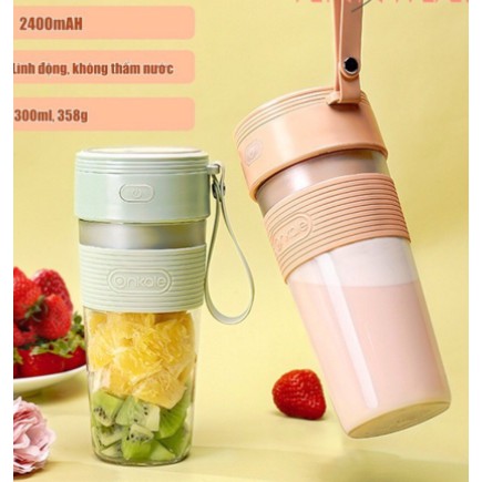 K] Máy xay sinh tố mini cầm tay sạc pin siêu bền HH00015