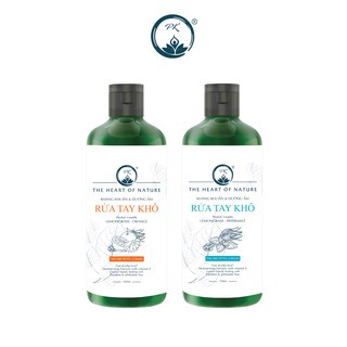 Combo 2 nước rửa tay khô PK cam ngọt, bạc hà sát khuẩn 100% - (100ml/chai)