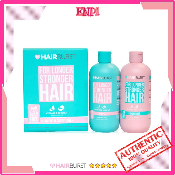 Cặp dầu gội xả Hairburst For Longer Stronger Hair Shampoo and Conditioner shop nhungnho298