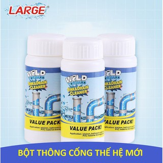 Chai bột thông ống cống WLLD