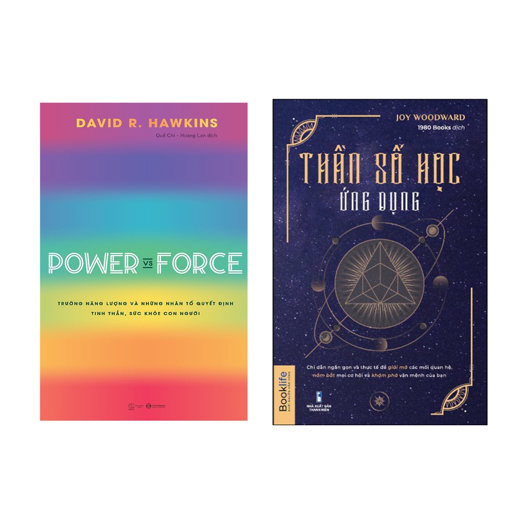 Sách  combo 2 cuốn : Power Vs Force th +Thần Số Học Ứng Dụng 1980