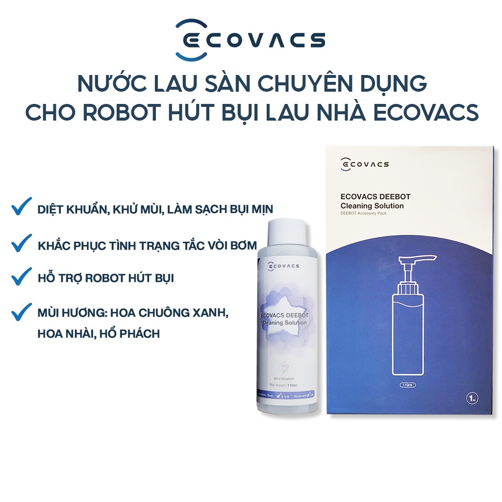 Nước Lau Sàn Dành Riêng Cho Robot Hút Bụi Lau Nhà Ecovacs Deebot