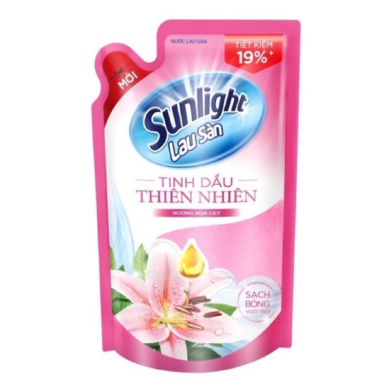 Nước lau sàn Sunlight hương hoa túi 550ml