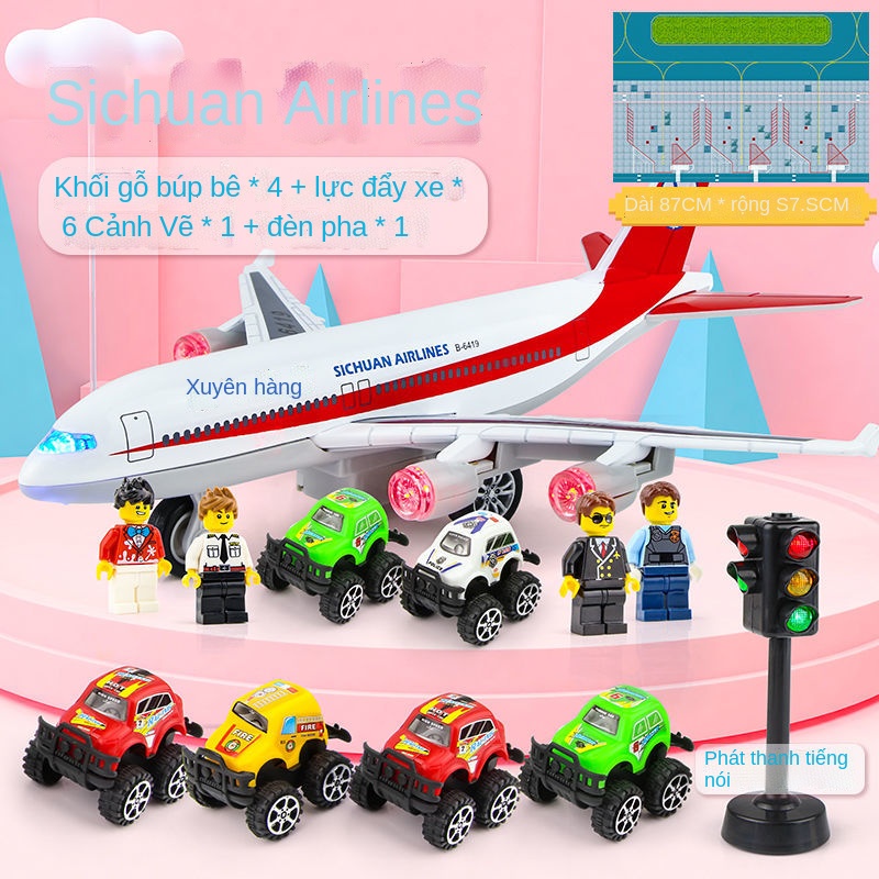 ๑✚Mô hình máy bay hợp kim lớn Hainan Airlines máy bay hàng không dân dụng đồ chơi mô phỏng tĩnh mô hình máy bay kim loại