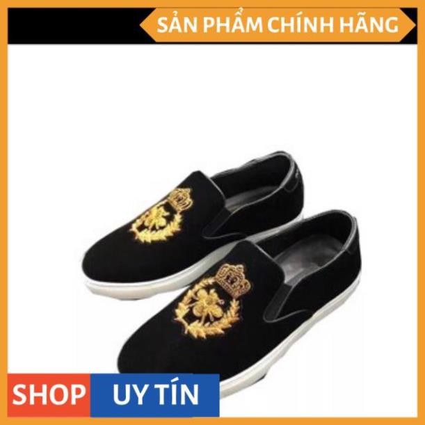 Giày Lười Thêu Ong Đế khâu, Lót êm | BigBuy360 - bigbuy360.vn