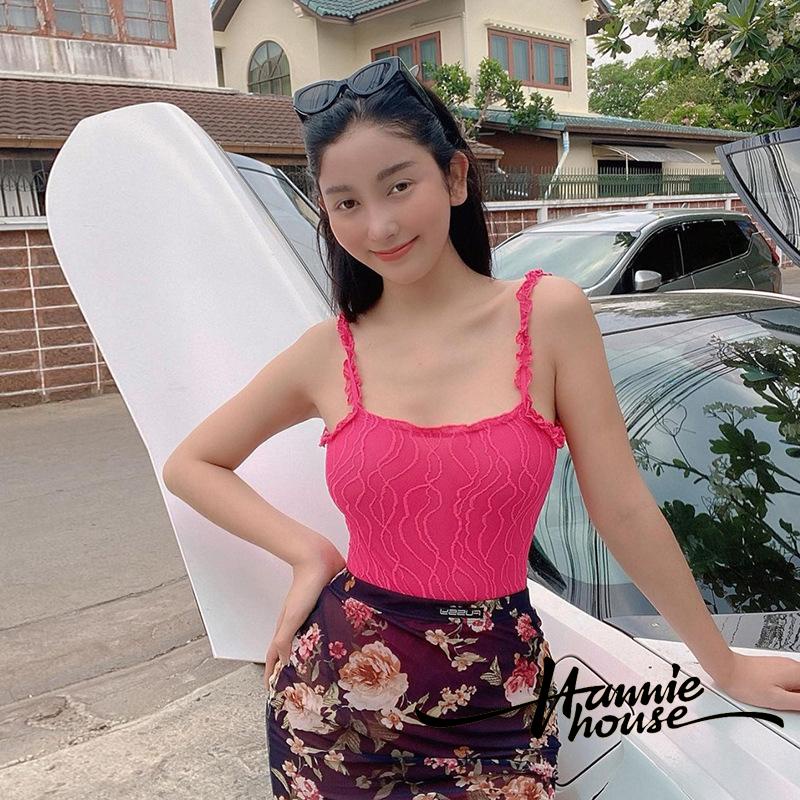 Hannie-Women´s Fungus Edge Suspenders Off Shoulder Design Breathable Bodysuit