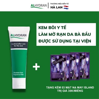 Kem dưỡng phục hồi da hư tổn sau dùng mỹ phẩm sai cách Alhydran 15ml - An toàn, dịu nhẹ được bác sĩ tin chọn