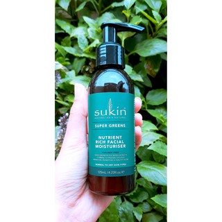 [SALE XẢ HÀNG][SUPER GREENS] Kem Dưỡng Ẩm Làm Sáng Da Sukin Super Greens Facial Moisturiser 125ml